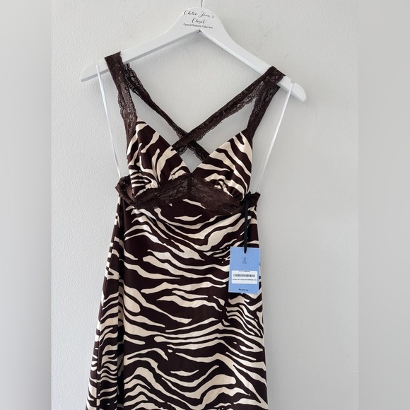 REFORMATION NWT Devon Lee Carlson London Knit Dress in Stampede XS - Picture 6 of 7